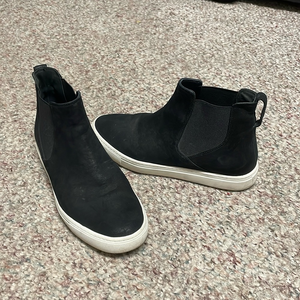 Vince leather high top runners